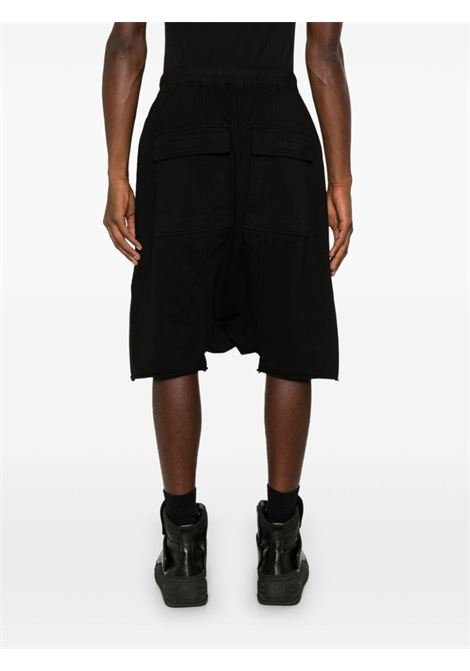 Bermuda con coulisse in nero Rick Owens DRKSHDW - uomo RICK OWENS DRKSHDW | DU02D2380RIGP09